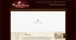 Desktop Screenshot of magnoliasprings.com