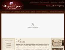 Tablet Screenshot of magnoliasprings.com
